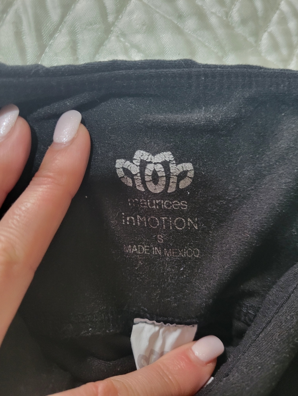 Maurices inMotion Black High Waisted Leggings Yoga Athletic Size S - Picture 4 of 8